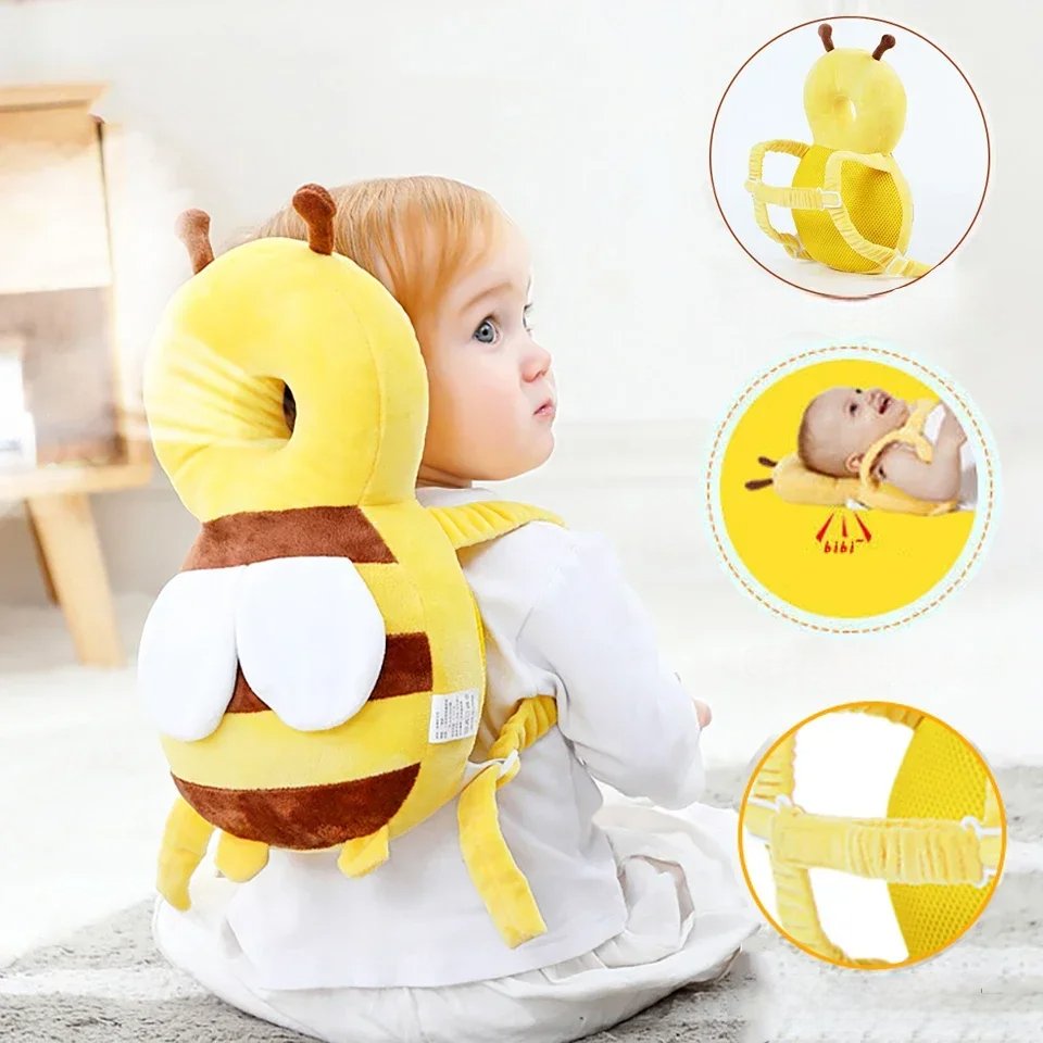 Protege Tete Bebe - BabyHeadBackProtector™ - Jaune - Bébé Control