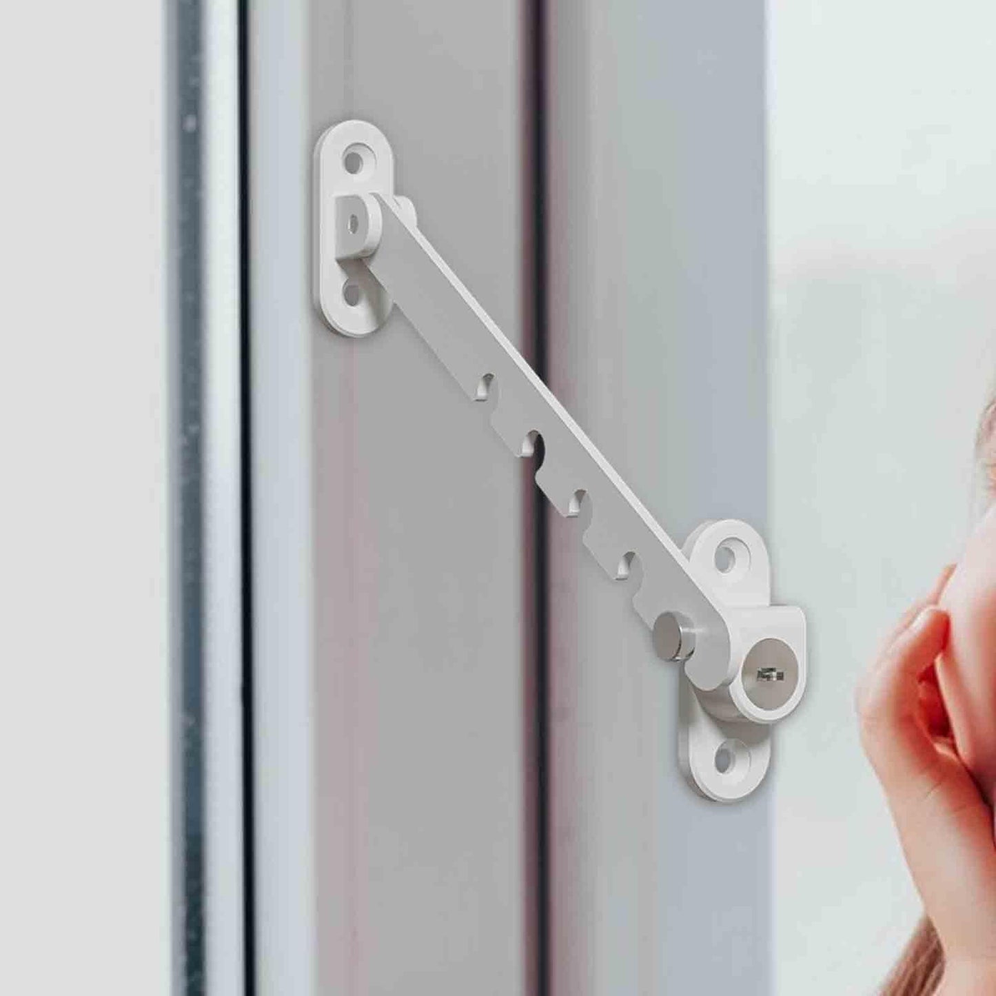 Verrou de Sécurité - ChildSafetyLockStopper™ - Blanc - Bébé Control